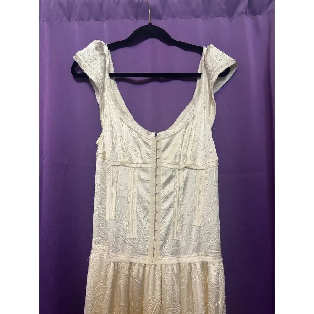 Free People Loveday Midi Dress Free People x Revolve Boho Bohemian Ivory